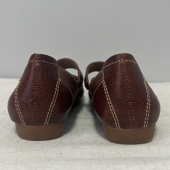Nurture by Lamaze Mary Janes Womens Leather Comfort Brown Sandals Flats size 6.5 - Picture 3 of 8